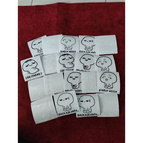 Jual Stiker Cutting Lucu Gemoy Emoticon Sticker Wa Shopee Indonesia