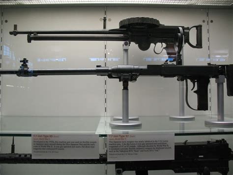 Japanese Aircraft Machine Guns 7 7 Mm Type 89 Front Japa Flickr