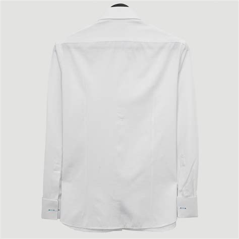 Camisa Blanco Estructura Labrada Marca Colletti Cl Sico