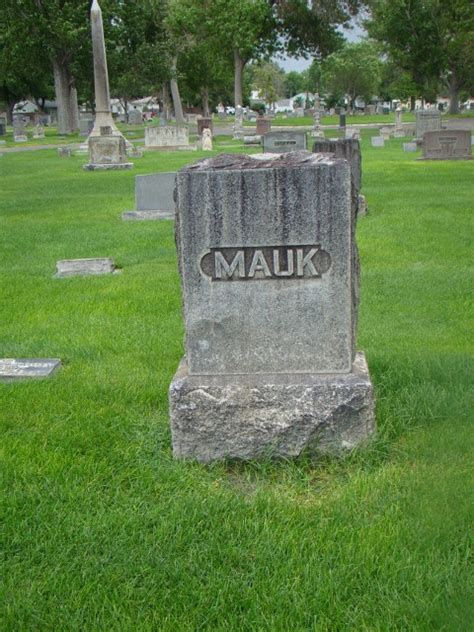 John H Mauk Find A Grave Memorial