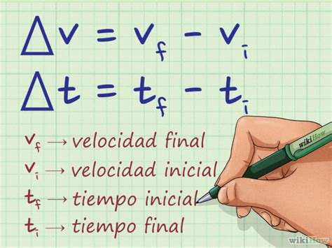 3 formas de calcular la aceleración wikiHow