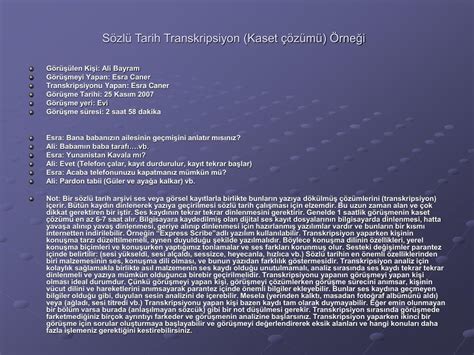 PPT OBM Sözlü Tarih Atölyesi Katılımcı İstatistikleri PowerPoint