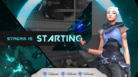 Valorant Jett Full Animated Twitch Stream Screens Banner Etsy