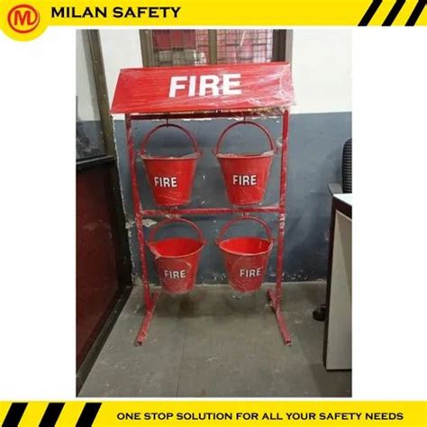 Normal Iron Fire Stand With Bucket With Canopy At Rs 2250 Piece In