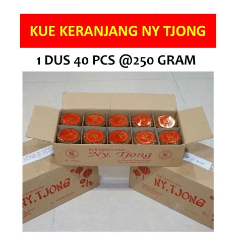 Jual Kue Keranjang NY TJONG 1 Dus 250 Gram 40 Pcs Halal Dodol Cina