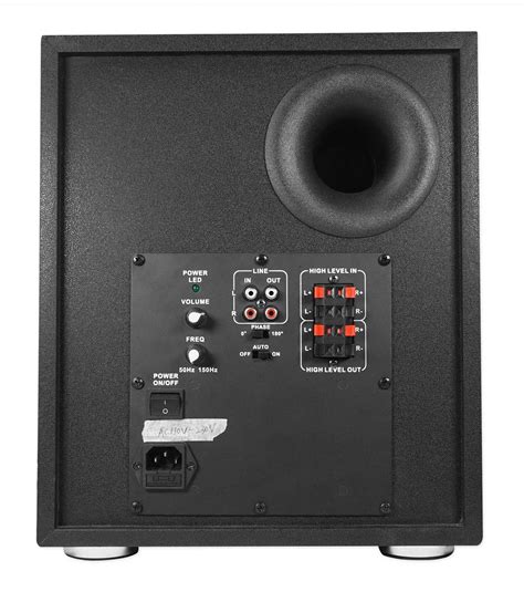 Rockville Rock Shaker 8 Inch Black 400w Powered Home Theater Subwoofer Sub Ebay