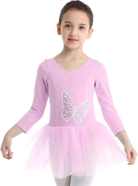 Inhzoy Vestido Tut De Danza Cl Sica Para Ni A Maillot Ballet Con Falda