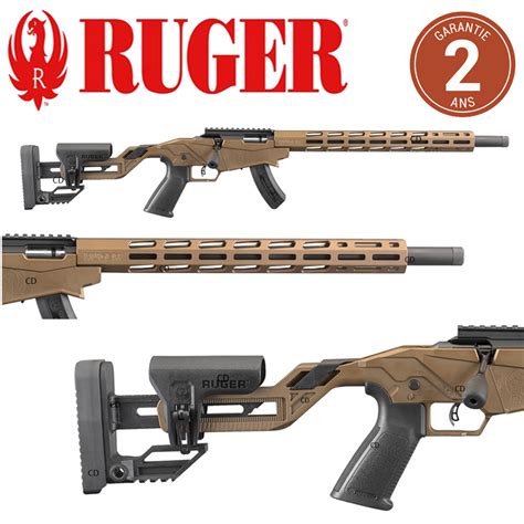 Carabine Ruger Précision Rimfire Desert Tan 22lr Carabines à Verrou