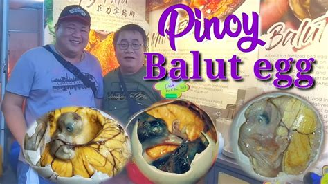 Balut Pinoy Balut Egg Youtube