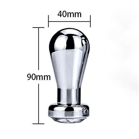 Plug Anal de Aço Oval Tamanho P 3264