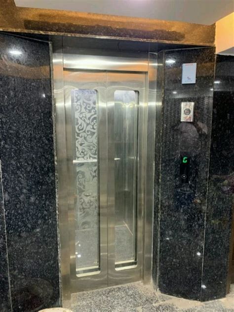 50 Hz Stainless Steel Residential Passenger Elevator Maximum Speed 0