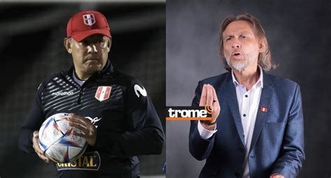 F Tbol Per Ricardo Gareca Doble Peruano Aconsejo A Juan Reynoso Dt