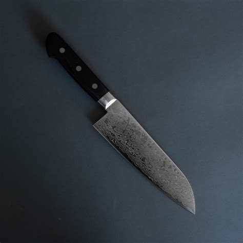 Cuchillo Japon S Santoku Damasco Pulido Sakai Takayuki Mm Te Lo Afilo