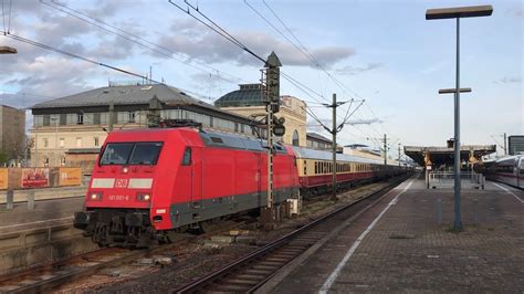 Vom Db Museum Koblenz Mit Ake Rheingold F Hrt Aus Dem Bahnhof