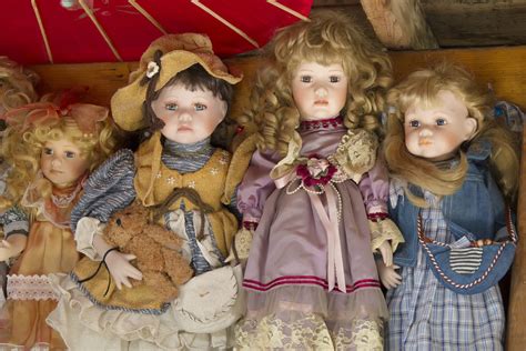 Antique Antique Dolls In The Atticcollection Of Old Toys - The Downsizing Institute