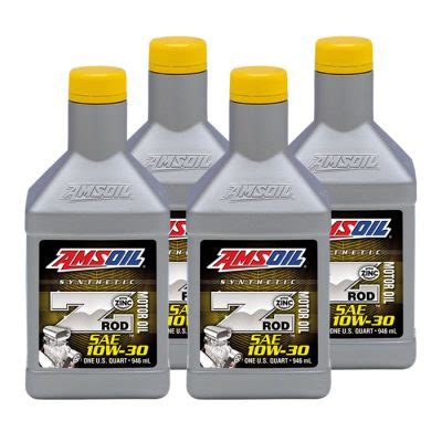 Amsoil Z Rod High Zinc W Fully Synthetic Engine Oil Car Service Packs