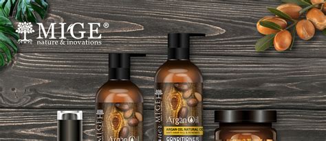 شامپو و ماسک مو میگ آرگان Mige Argan Oil Shampoo فروشگاه اینترنتی قشم مارت