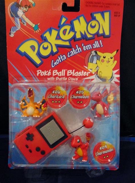 Pokemon Figures Charizard And Charmeleon And Charmander Battle Discs Poke