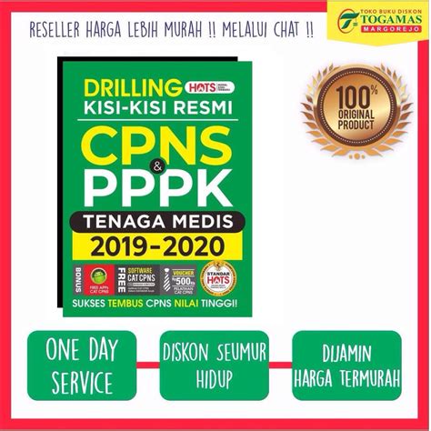 Jual Buku Soal Drilling Kisi Kisi Resmi Cpns Pppk Tenaga Medis