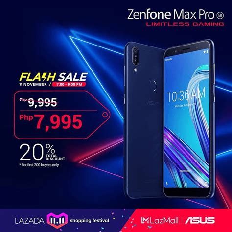 Sale Alert: ASUS ZenFone Max Pro M1 priced at PHP 7,995 this 11/11