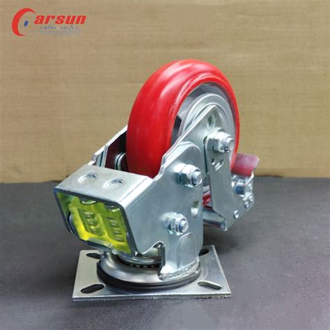 China Good Quality Small Spring Loaded Casters Spring Loaded