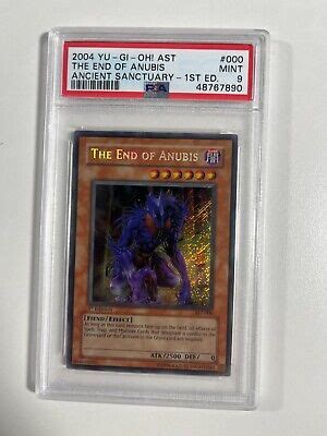 Yu Gi Oh The End Of Anubis Psa Ast St Edition Secret Rare Ebay