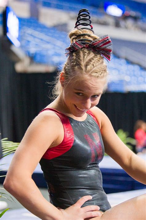 Pin By Erin Deboer On Gym Hair Gymnastics Pictures Gym Hairstyles