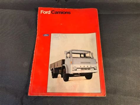 Ancienne Revue Catalogue Camions Ford S Rie D Ann Es Vintage