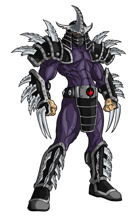 He Is The Shredder From Teenage Mutant Ninja Turtle Description From