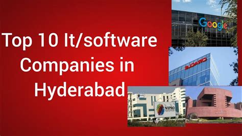 Top 10 It Software Companies In Hyderabad Youtube