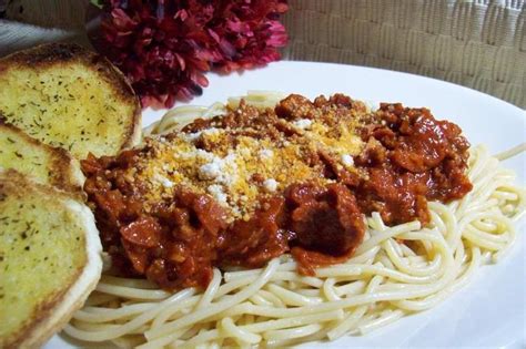 Two Meat Spaghetti Sauce Recipe