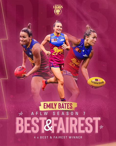 Brisbane Lions Aflw On Twitter We May Aswell Name It The Bates And Fairest At This Point 🥇