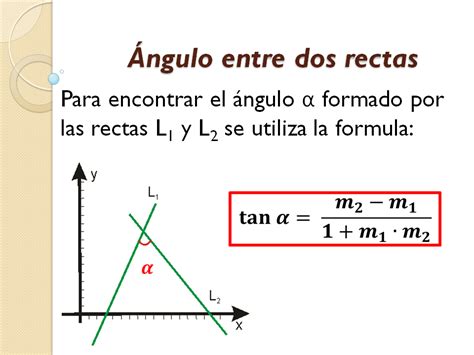 Newton Matemáticas Ángulo entre dos rectas