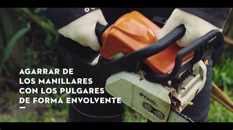 Stihl T Cnica Y Uso Seguro De Motosierras Stihl Motores Y Repuestos