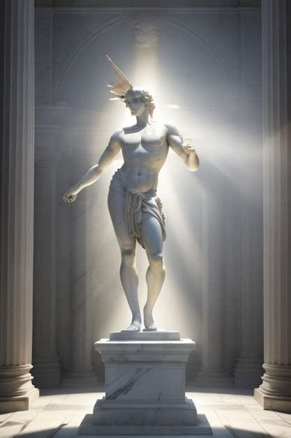 Premium AI Image | Statue of Apollo