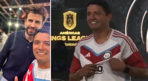 Reimond Manco Luce Camiseta De Persas FC En La Kings League Y Posa Al