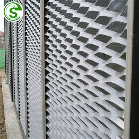 China Building Facade Used Grey Aliminum Expanded Metal Sheet