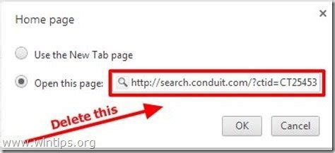 Remove Conduit Search Conduit Apps Toolbar Wintips Org