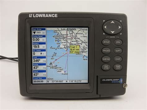 Lowrance 3500c Globalmap Gps Chartplotter Working For Sale Online Ebay