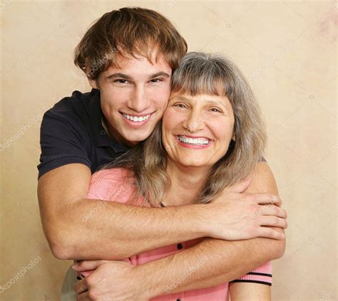 Mother And Adult Son Portrait Stock Photo Lisafx 6717646