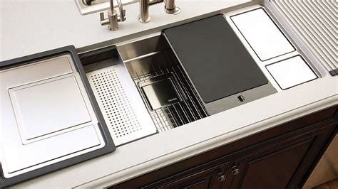 Frankes Chef Center Sink System Includes A Number Of Useful Features