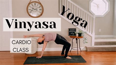 40 Minute Vinyasa Flow Yoga Class Yoga With Cardio Workout Tone And