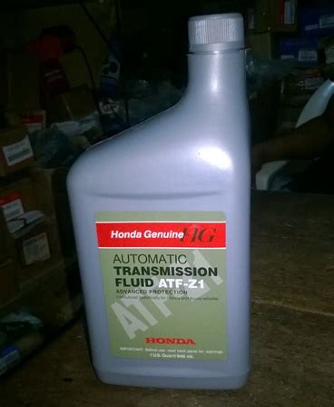 Honda Atf Dw Aft Z Automatic Transmission Fluid Info Off