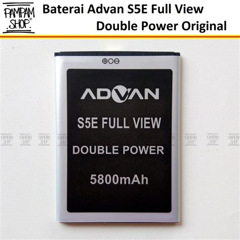 Jual Baterai Advan S E Full View Double Power Batre Batrai Advance Dual