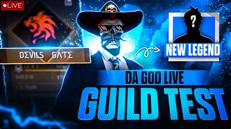 FREE FIRE LIVE GUILD TEST HARDEST GUILD TEST DEVILS GATE GUILD