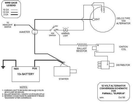 Farmall H Wiring 6v Diagram