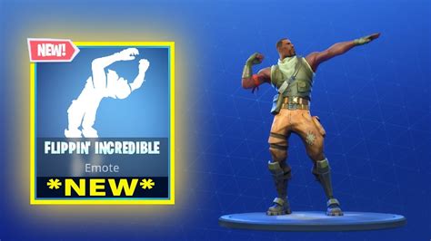 New Flippin Incredible Dance Emote Fortnite Battle Royale Flipping