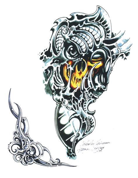 Biomechanical Skull Tattoos Tattoo Designs Picture Biomechanical