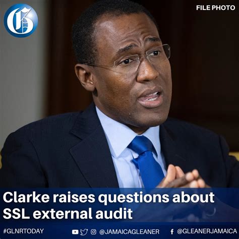 Jamaica Gleaner On Twitter Minister Of Finance Dr Nigel Clarke This