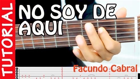 No Soy De Aqui Ni Soy De Alla Guitarra Tutorial Como Tocar Youtube